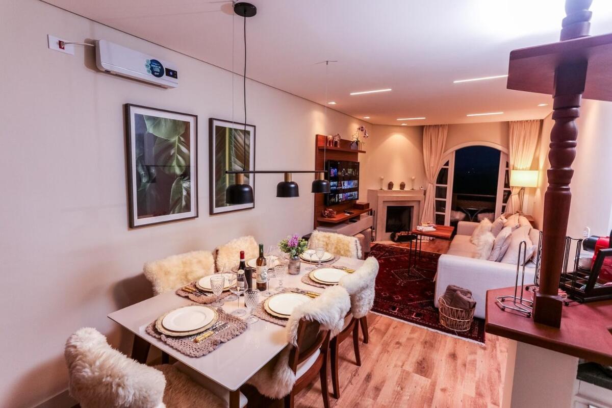 Quatre Saison 412 - Flat Nas Montanhas Perfeito Para Relaxar Campos do Jordão 外观 照片